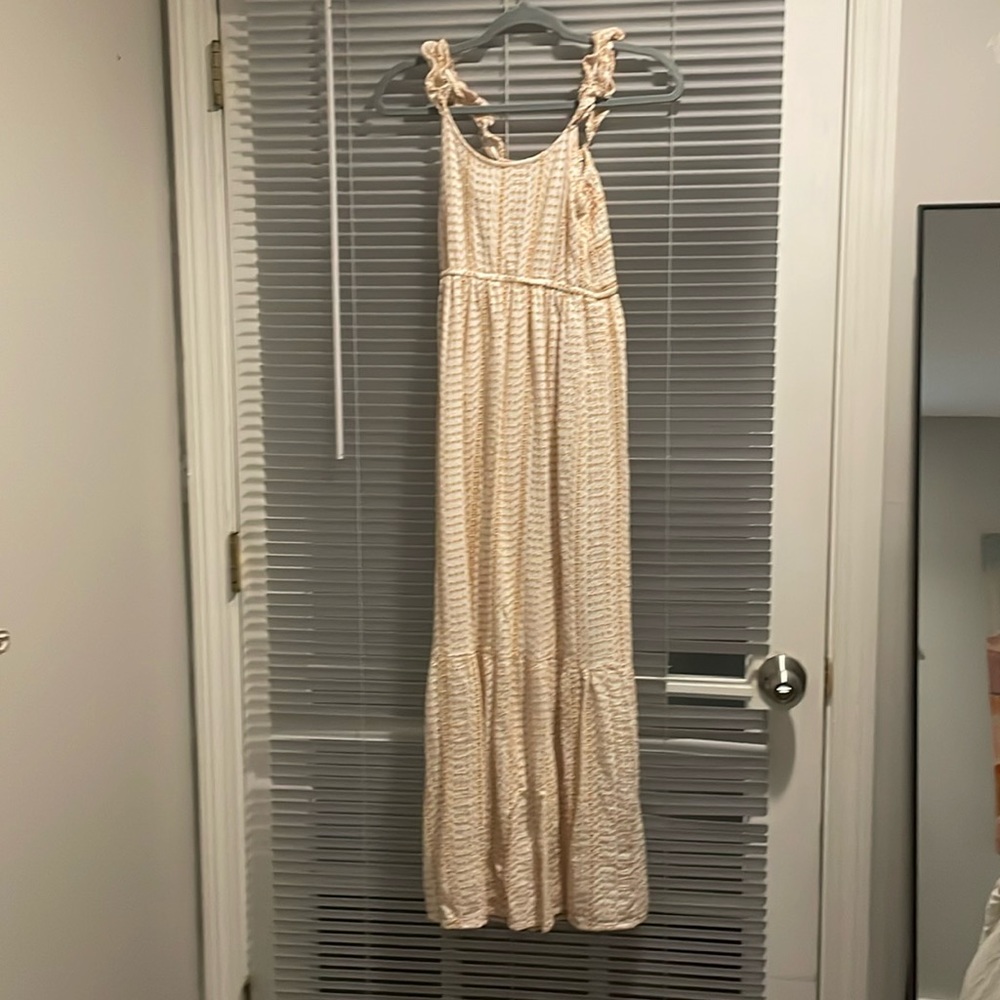 Long sundress. Flowy and tiered